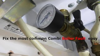 Combination boilers most common breakdown fault. Fix it now.