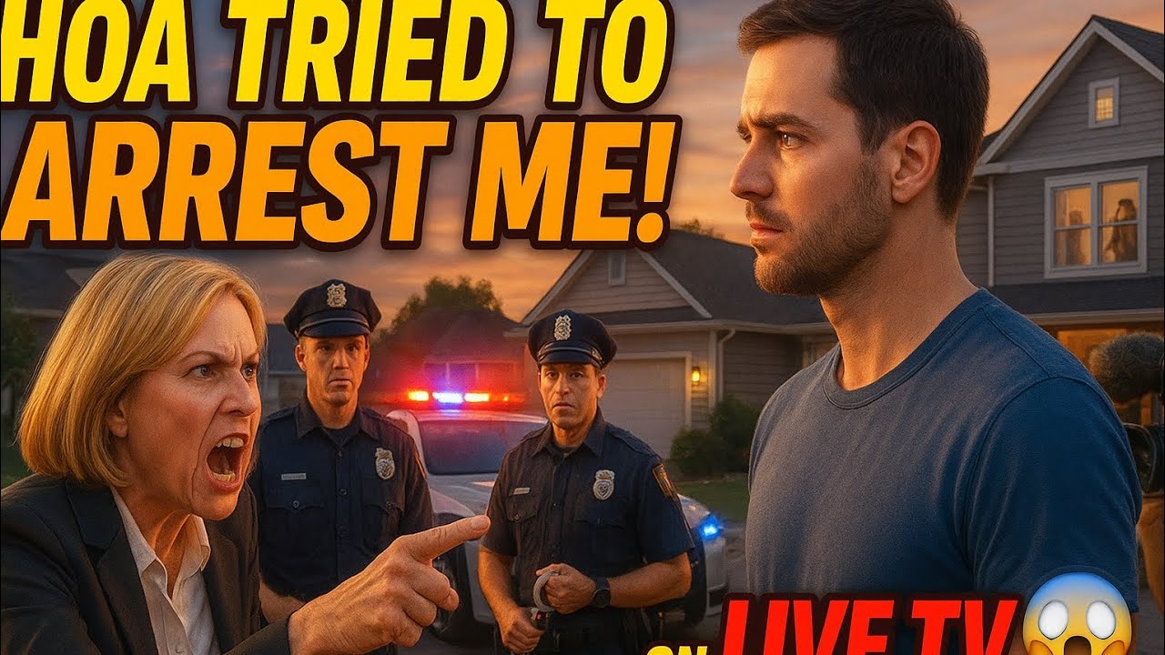 HOA Tried to ARREST Me on LIVE TV — Instantly Regretted It! YouTube