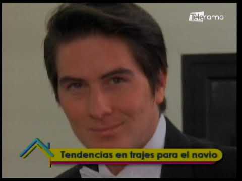 Tendencias en traje para el novio