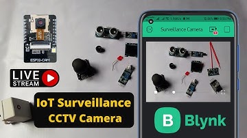 DIY IoT Based Surveillance CCTV Camera using ESP32 CAM  NGROK & Blynk App
