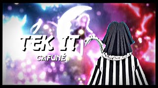 Tek it (my first typography edit)