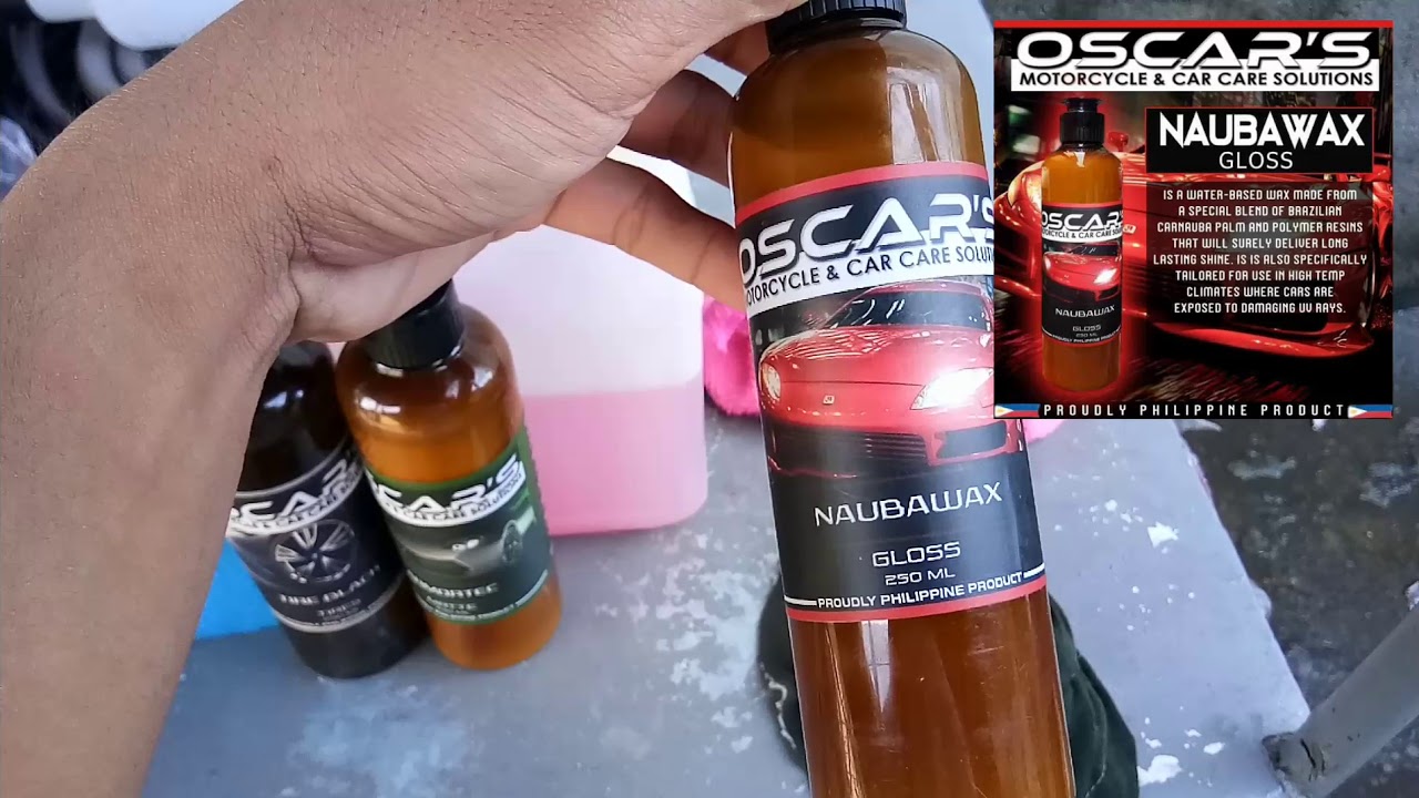 OSCAR MOTORCYCLE & CAR CARE SOLUTIONS NAUBA WAX YouTube
