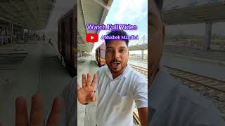 Tower Wagon Engine Trial Indore Dhar Dahod New Rail Line Dhar Railway Station