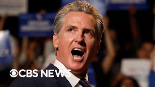 Gavin Newsom says, "we've got to meet fire with fire," when announcing redistricting effort