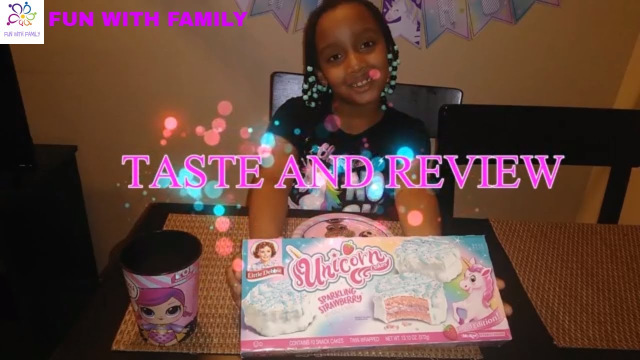 TASTE AND REVIEW LIMITED EDITION LITTLE DEBBIE UNICORN CAKES YouTube