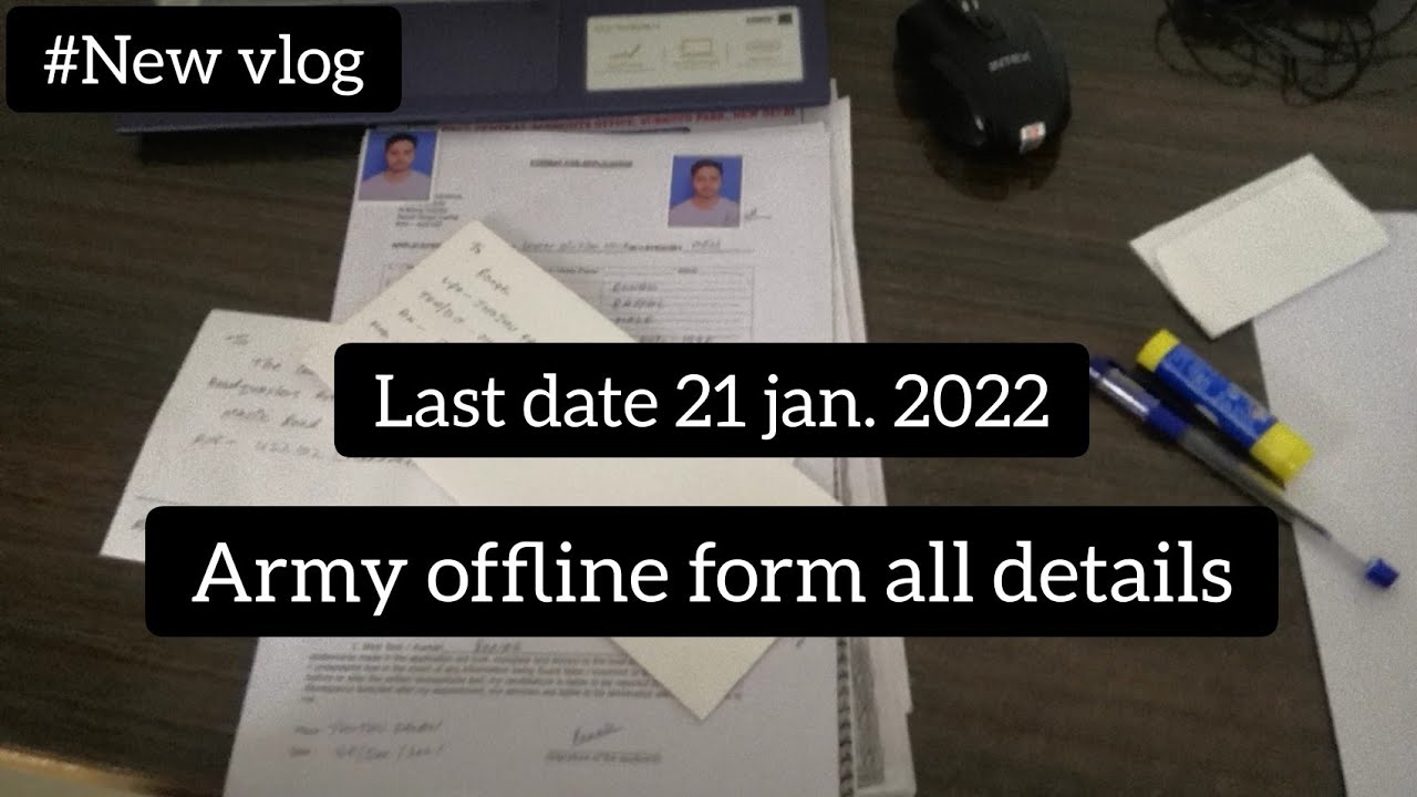 Today I Fill Army Artillery Centre Nasik offline form 2021..