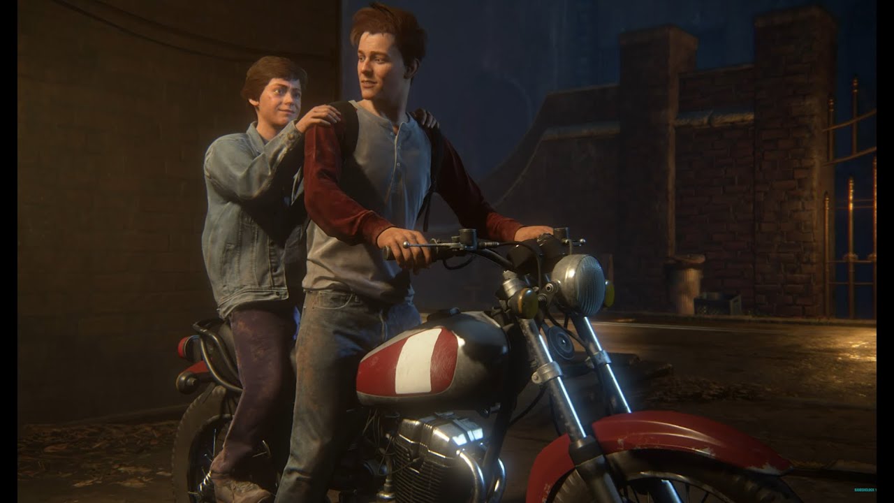 Me and my bro jumping around on some rooftops - Uncharted 4