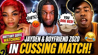 Brittany Goffe Watching Jayden & Boyfriend Zozo in Cussing Match😂