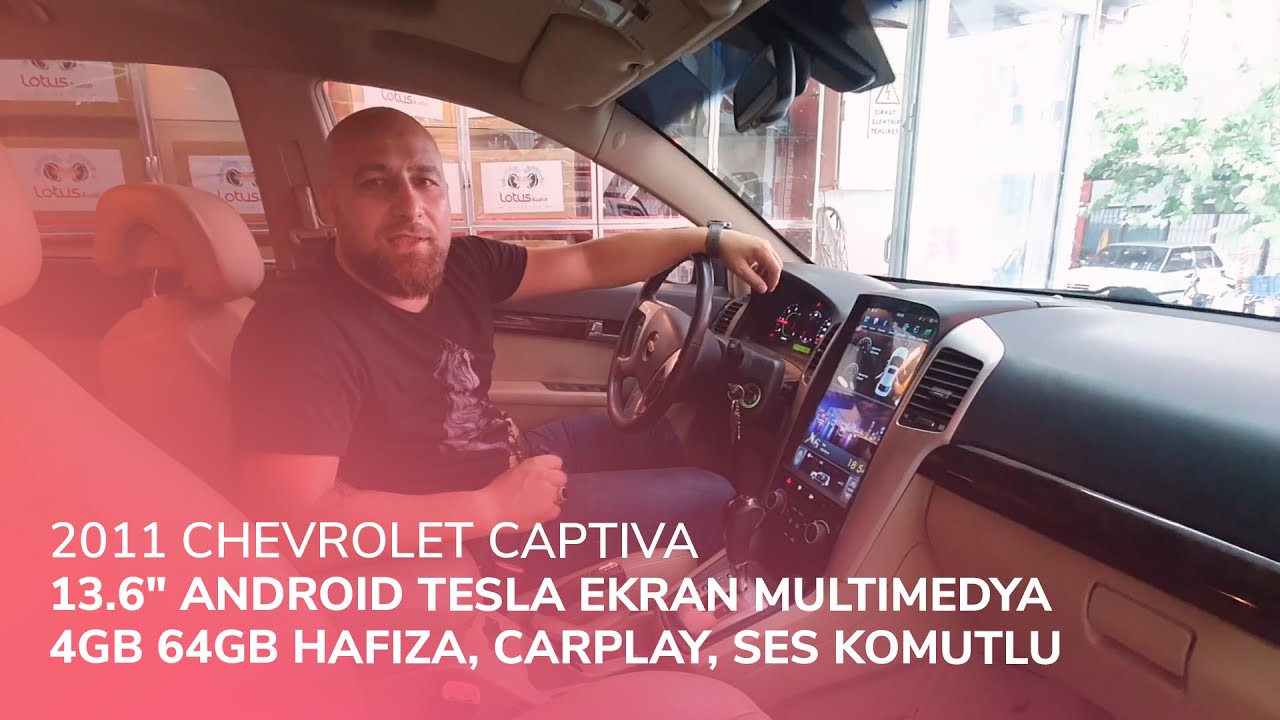 2011 Chevrolet Captiva // 13.6" Android Tesla Ekran Multimedya 4GB 64GB Hafıza, CarPlay, Ses Komutlu