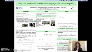 Using a Multi-Step Synthesis for the Production of Hydrogels With Adhesive Properties