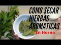 🌿 Como secar hierbas aromáticas y laurel sin perder propiedades.