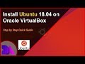 Install Ubuntu 18 04 on Oracle VirtualBox
