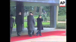 Germany Bonn Japanese Prime Minister Obuchi Visit