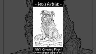 Small Dogs Coloring Pages: Relaxing Coloring Book with Dog Breeds Designs for Adults Relaxation