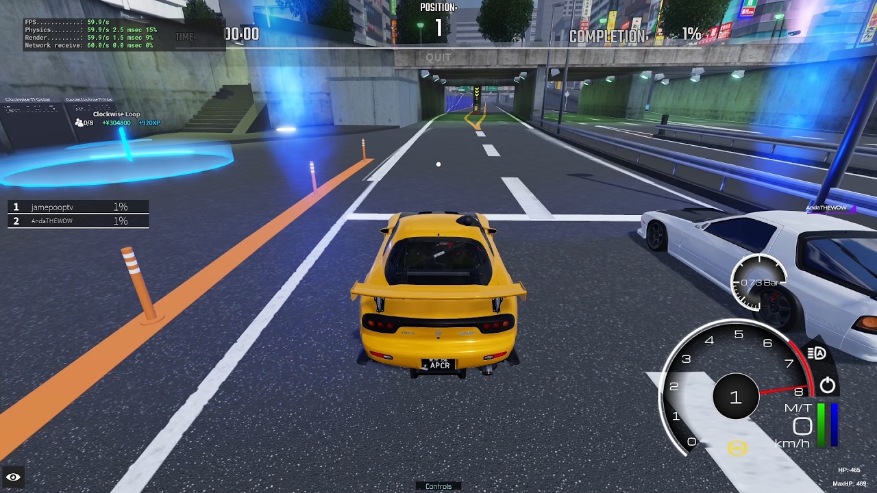 C1 Clockwise Loop - Mazda RX-7 FD3S - 3:03.276 - Part 3 | Midnight