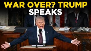 Trump Speaks LIVE | War Finally Over? Trump Speaks In Major National Address Tonight | WORLD NEWS