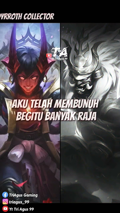 Percakapan Skin Dyrroth Collector Dan Franco Legend Mobile Legends Indonesia #shorts