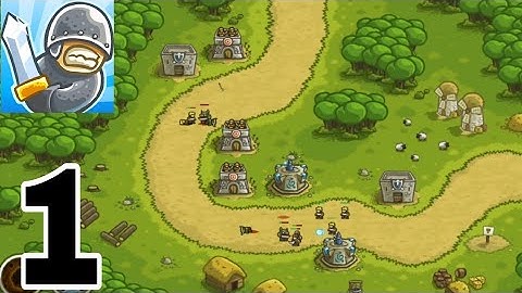 Kingdom Rush Gameplay - level 1 (Campaign) - SouthPort (ANDROID)