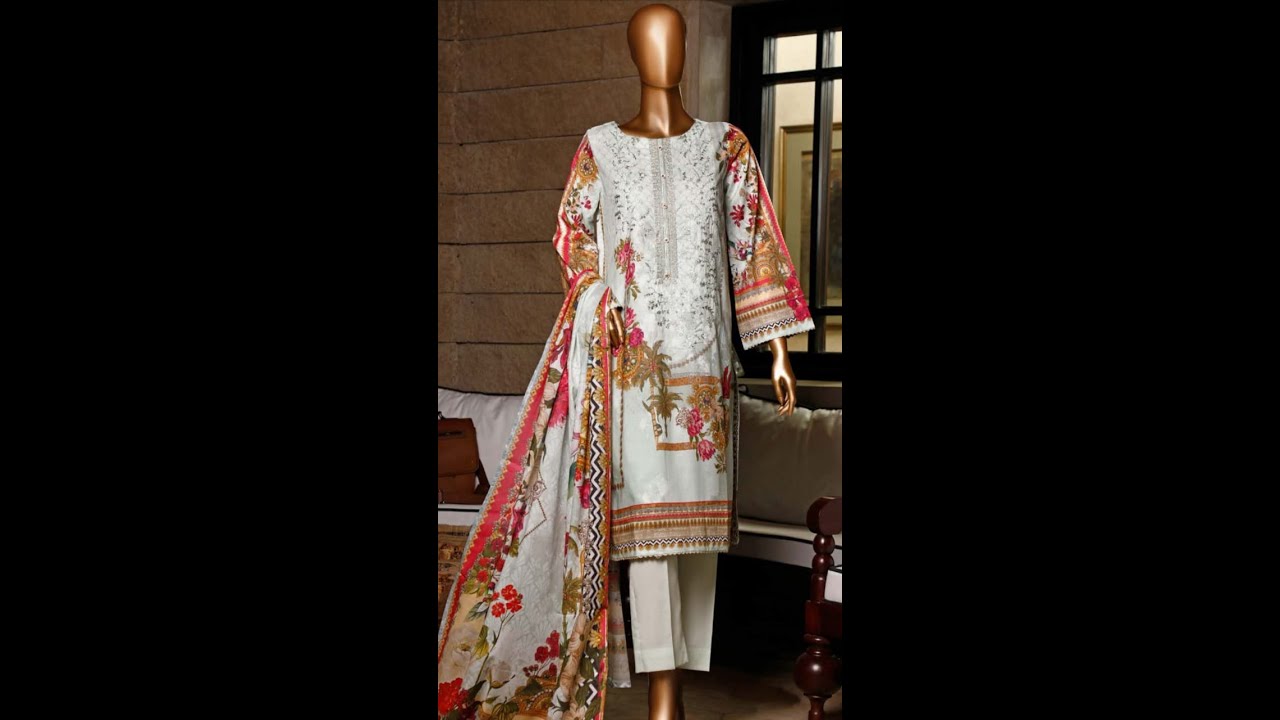 Binsaeed lawn embroidery 2020|binsaeed lawn 3pc Suit,2020 Eid Collection,Online avaiable