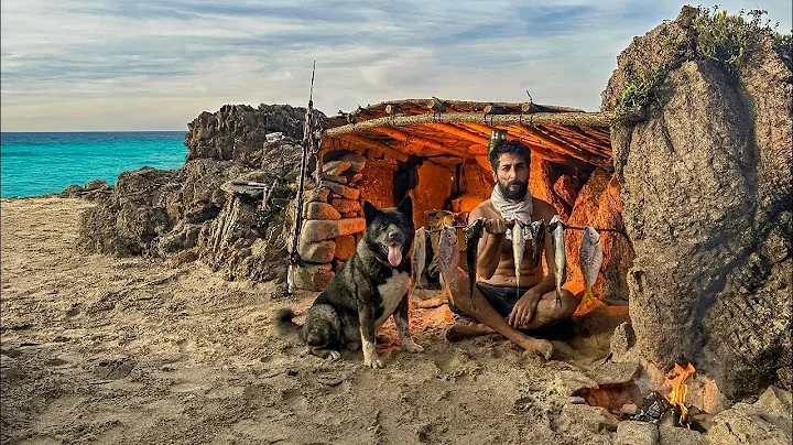 3 day solo survival challenge (NO FOOD, NO WATER, NO SHELTER) Camping