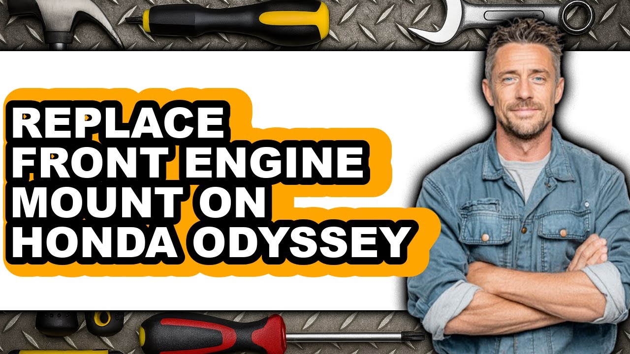How to Replace Front Engine Mount on Honda Odyssey (Only Way) - YouTube