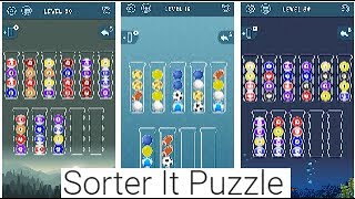 Sorter It Puzzle Gameplay Level 1 to 18 Complete screenshot 2