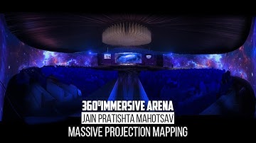 360° IMMERSIVE ZONE | Projection Mapping | REWATRA PRATISTHA| HARDIK KAPADIA | FEELLUSION