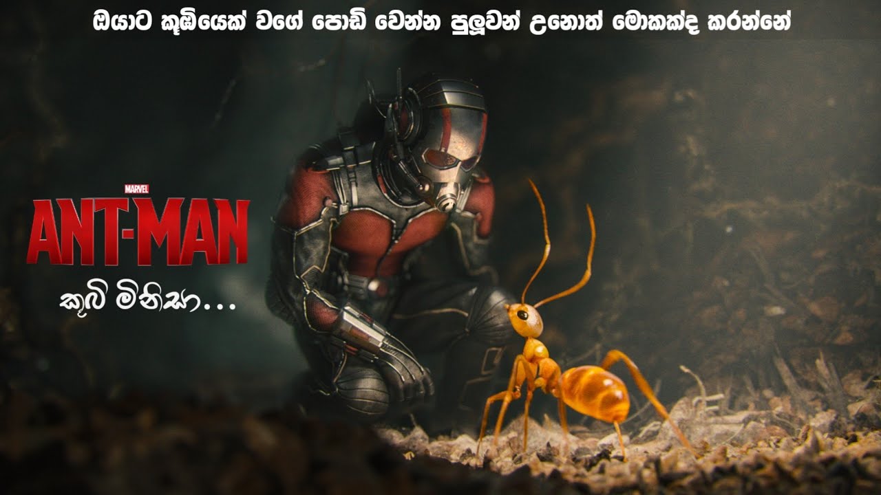 කූඹි මිනිසා | ant man 1 සම්පූර්ණ කතාව සිංහලෙන් | ant man full movie in Sinhala