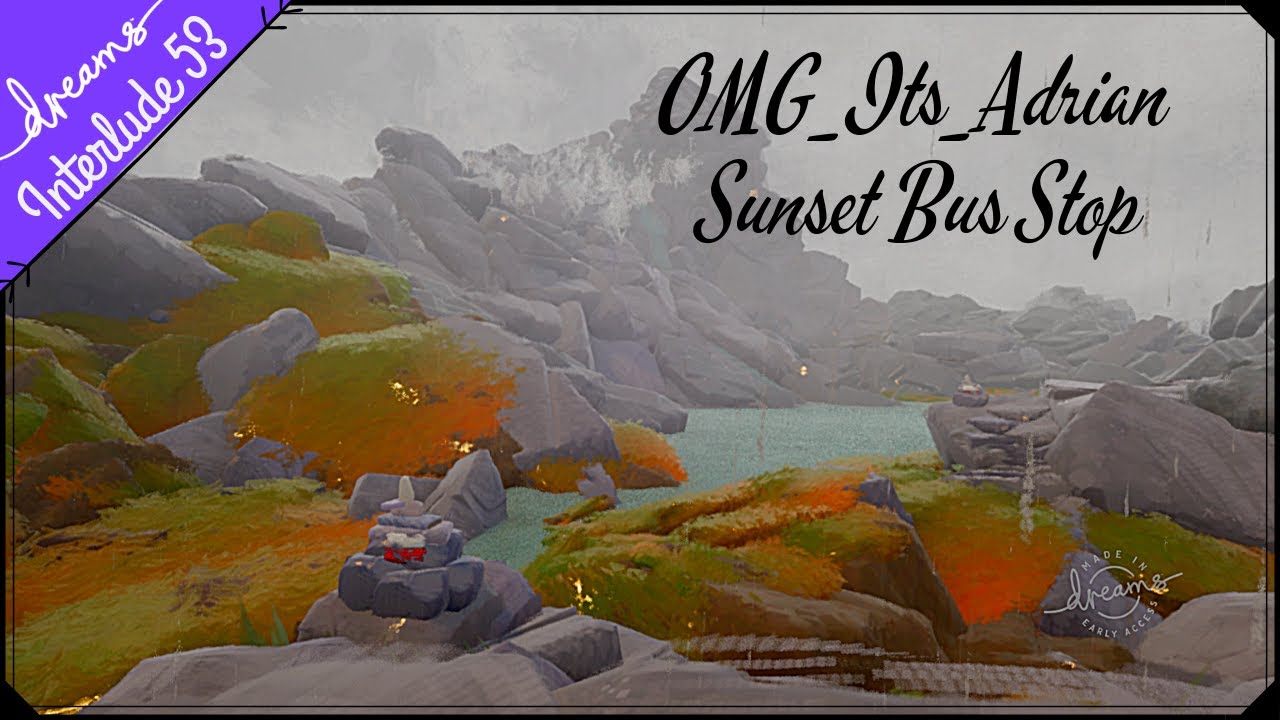 Dreams PS4: Interlude 53 (Music) OMG_Its_Adrian - Sunset Bus Stop [Dreams Early Access]