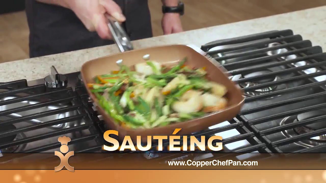 Copper Chef Square Pan 2 Minute  YouTube