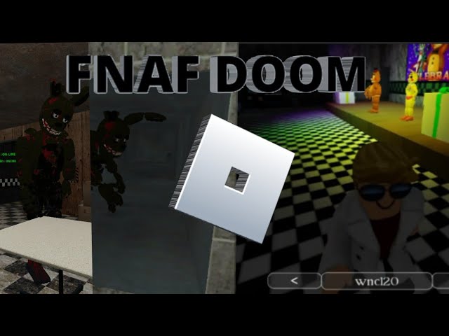 Nova saga: FNAF DOOM no ROBLOX! Moral do Video; Não corra nesse jogo P