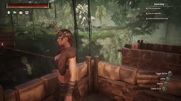Conan Exiles I BUILT A TREEHOUSE!:)