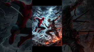 Zombie Deadpool vs Spiderman: One Stands Tall #spiderman #shorts
