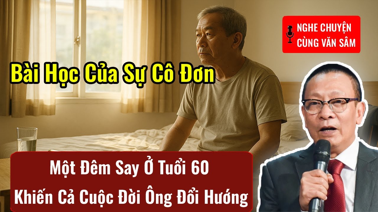 Nghe Chuyện Cùng Văn Sâm –“Một Đêm Say Ở Tuổi 60 Khiến Cuộc Đời Ông Đổi Hướng, Bài Học Của Sự Cô Đơn