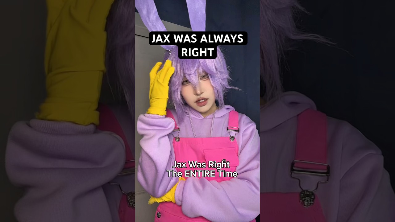 HOW DID HE KNOW 😭 #theamazingdigitalcircus #cosplay #tadc #jax #digitalcircus