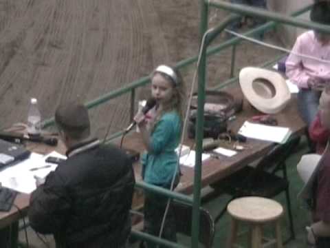 Megan Dale sings the National Anthem at the Montgo...