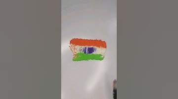 Indian Flag Color Mixing with Rangoli | ASMR Satisfying Art