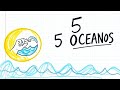 LOS 5 OCEANOS MÁS GRANDES DEL MUNDO ¿CUÁL ES EL MAYOR?
