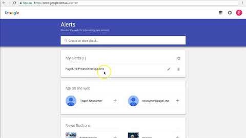 How To Set up Google Alerts & Notifications