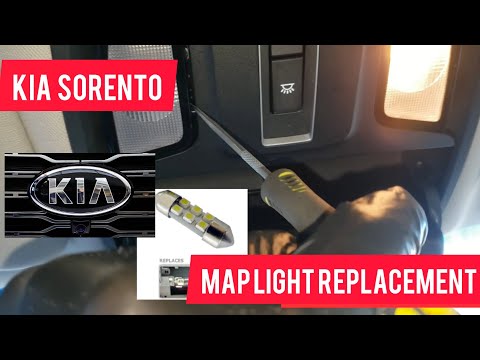 Kia Sorento Overhead Map Bulb Replacement