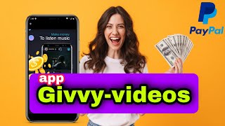 Givvy videos como GANAR DINERO viendo vídeos ( descargar app ) ✅ screenshot 4