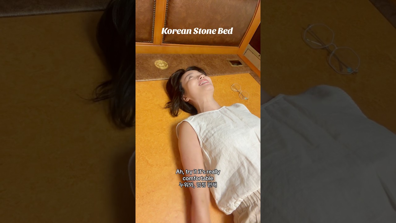 Korean Ondol (warm stone) Bed, would you like one? 