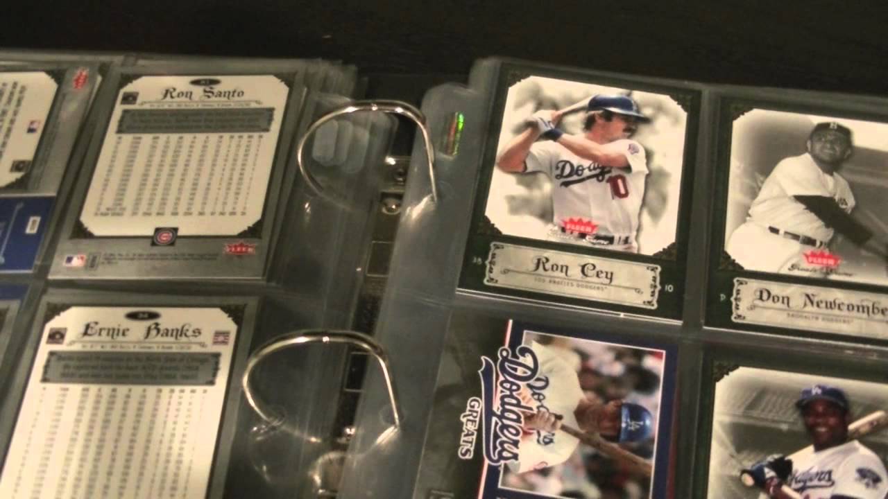 ASMR Relaxation: Baseball Card Collection 1