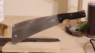 Making A Saw Blade Machete. part 2 Final.