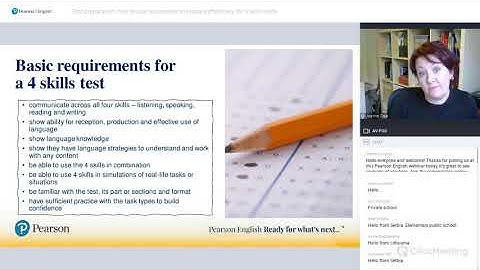 Test preparation: how to use courseware to prepare effectively for 4 skills tests