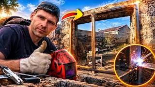 Full Welding massive gate wings! Sudden power outage! Part 3 Guide