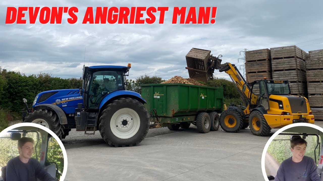 HE’S HAVING A BAD DAY ON THE FARM!