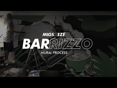 Migs x Eze | Mural Art Process | Bar Rizzo