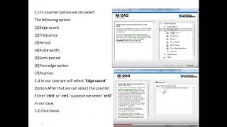 Counter  application in labview