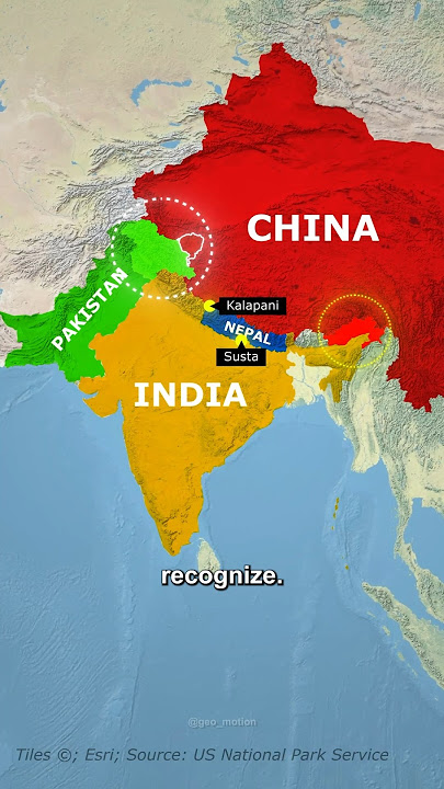 India's Map: How Pakistan, China, and Nepal See It!